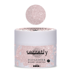 UV/LED gel SECRETLY PROFESSIONAL ECO GLITTER BUILDER GEL Collection #17