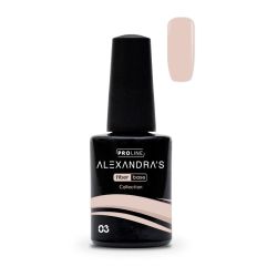 Βάση για ημιμόνιμο βερνίκι ALEXANDRA'S PROLINE Fiber Base Collection #3 14ml