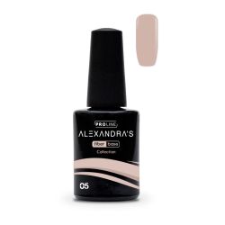 Βάση για ημιμόνιμο βερνίκι ALEXANDRA'S PROLINE Fiber Base Collection #5 14ml