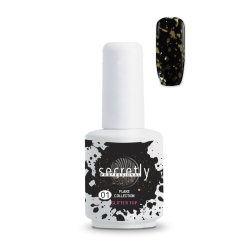 Top coat ημιμόνιμου βερνικιού SECRETLY PROFESSIONAL Flake Collection Top Coat 1 15 ml