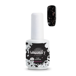 Top coat ημιμόνιμου βερνικιού SECRETLY PROFESSIONAL Flake Collection Top Coat 2 15 ml