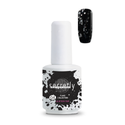 Top coat ημιμόνιμου βερνικιού SECRETLY PROFESSIONAL Flake Collection Top Coat 4 15 ml