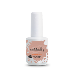 Βάση ημιμόνιμου βερνικιού SECRETLY PROFESSIONAL Glitter Rubber Base Gel French Collection #9 15ml