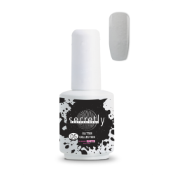 Top coat matte ημιμόνιμου βερνικιού SECRETLY PROFESSIONAL Glitter Collection Rubber Matte Top Coat 5 15 ml