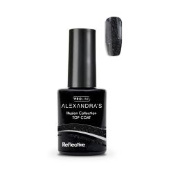 Top Coat ημιμόνιμου βερνικιού ALEXANDRA`S PROLINE Illusion Collection Top Coat Reflective 14ml