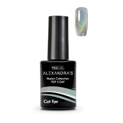 Top Coat ημιμόνιμου βερνικιού ALEXANDRA`S PROLINE Illusion Collection Top Coat Cat Eye 14ml