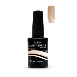 Ημιμόνιμο βερνίκι ALEXANDRA`S PROLINE Limited Edition Soft Blossom Cat Eye Collection Ivory Magnet #5