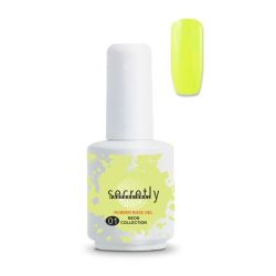 Βάση ημιμόνιμου βερνικιού SECRETLY PROFESSIONAL Rubber Base Gel Neon Collection #1 15ml