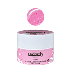 UV/LED gel SECRETLY PROFESSIONAL STAR FLAKE BUILDER GEL Collection #3