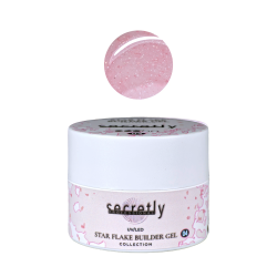 UV/LED gel SECRETLY PROFESSIONAL STAR FLAKE BUILDER GEL Collection #4