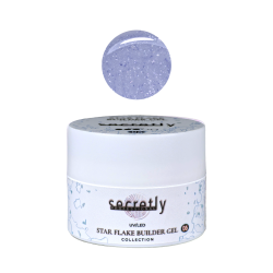 UV/LED gel SECRETLY PROFESSIONAL STAR FLAKE BUILDER GEL Collection #6