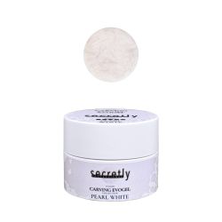 UV/LED Acrygel SECRETLY PROFESSIONAL Carving Evogel Collection Pearl White