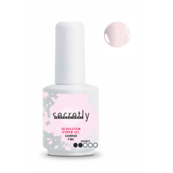 UV/LED gel SECRETLY PROFESSIONAL Revolution Hybrid Gel Shimmer Pink 15ml