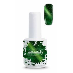 Ημιμόνιμο βερνίκι  Secretly Glitter 5D Cat Eye Chameleon EMERALD #189