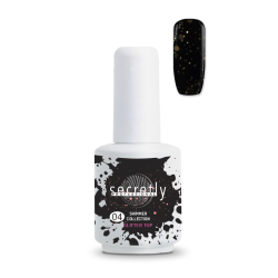 Top coat ημιμόνιμου βερνικιού SECRETLY PROFESSIONAL Shimmer Collection Glitter Top Coat 4 15 ml