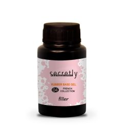 Βάση ημιμόνιμου βερνικιού SECRETLY PROFESSIONAL Rubber base gel filler French Collection #4 50ml