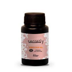 Βάση ημιμόνιμου βερνικιού SECRETLY PROFESSIONAL Rubber base gel filler French Collection #6 50ml