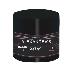 UV/LED gel ALEXANDRA'S PROLINE Soft gel Collection Natural 50g