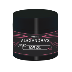 UV/LED gel ALEXANDRA'S PROLINE Soft gel Collection Pink 50g
