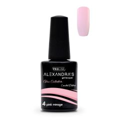 Ημιμόνιμο βερνίκι ALEXANDRA'S PROLINE Limited Edition Glow Collection #4 Pink Mirage