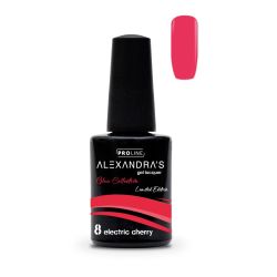 Ημιμόνιμο βερνίκι ALEXANDRA'S PROLINE Limited Edition Glow Collection #8 Electric Cherry