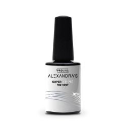 Top coat ημιμόνιμου βερνικιού ALEXANDRA`S Super shine top coat 14 ml