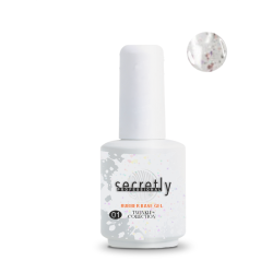 Βάση ημιμόνιμου βερνικιού SECRETLY PROFESSIONAL Rubber base Twinkle Collection 1 15ml